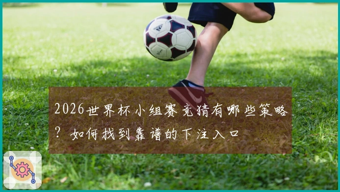 2026世界杯小组赛竞猜有哪些策略？如何找到靠谱的下注入口