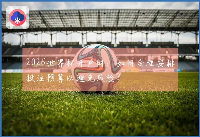 2026世界杯开户时，如何合理安排投注预算以避免风险？