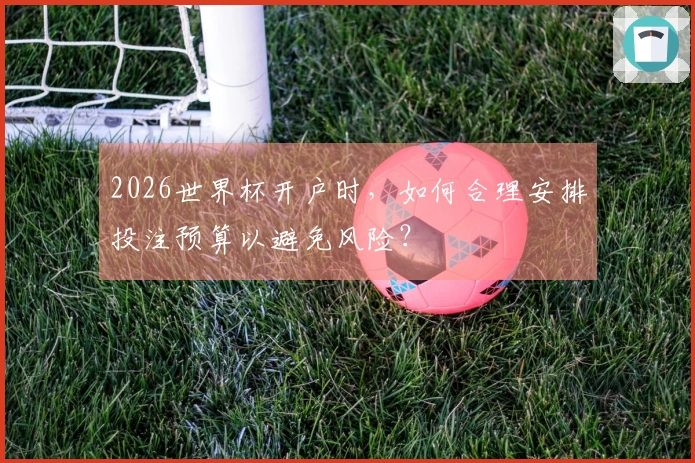 2026世界杯开户时，如何合理安排投注预算以避免风险？