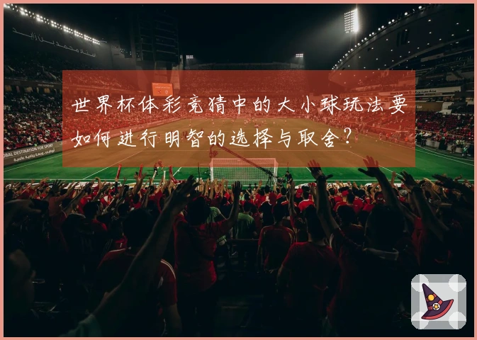 世界杯体彩竞猜中的大小球玩法要如何进行明智的选择与取舍？
